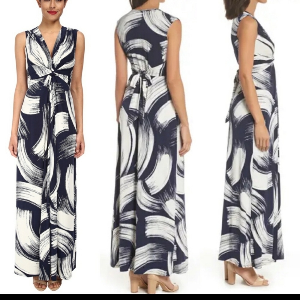 🆕️Eliza J | Blue and Creamy Dress!!!